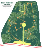plan et balade virtuelle de l'arboretum Du Breuil