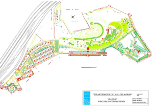 Plan du parc des Hautes-Bruyères