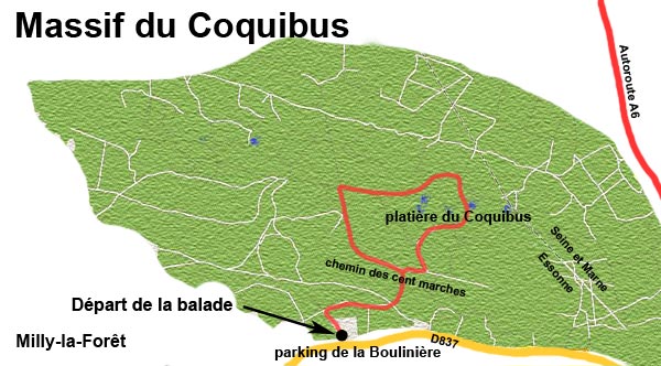 balade du massif de Coquibus