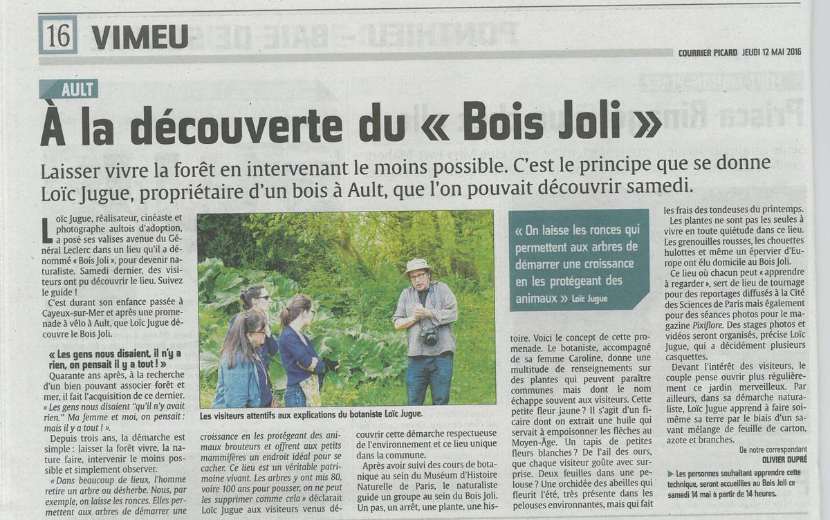 visite du Bois Joli